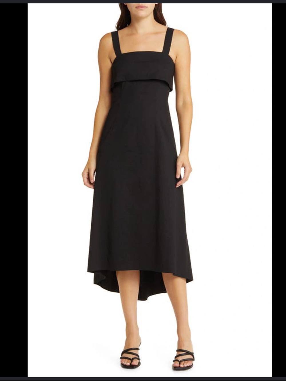 Theory linen midi dress